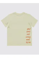 Lot de T-shirts pour garçons de 6 à 9 ans, couleur ivoire