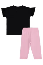 Kız Çocuk Takım 2-5 Yaş Siyah-Pembe - Paket