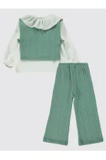 Ensemble vert pour filles de 2 à 5 ans - Emballage