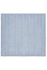 Ensemble couverture et lange pour bébé 0-24 mois bleu - Emballage