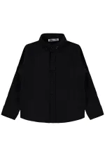 Boys' Shirt, Ages 10-13, Black - Pack