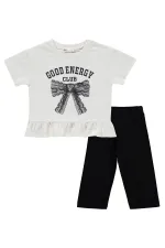 Girls' Team Set 2-5 Years Old, Off-White - Package