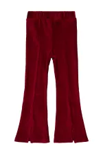 Leggings pour filles, 10-13 ans, bordeaux - Lot