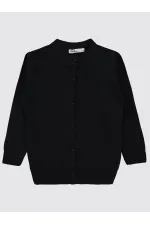 Kız Çocuk Hırka 2-5 Yaş Siyah - Paket