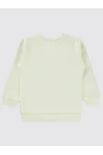 Kız Çocuk Sweatshirt 2-5 Yaş Ekru - Paket