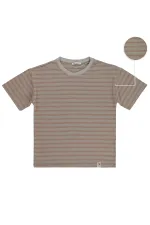 Erkek Çocuk Tişört 10-13 Yaş Kahve - Paket