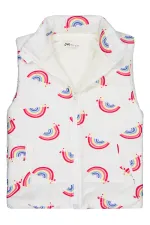 Kız Çocuk Yelek 6-9 Yaş Ekru - Paket