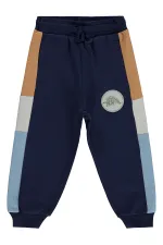 Pantalon de survêtement garçon, 2-5 ans, bleu marine - Lot