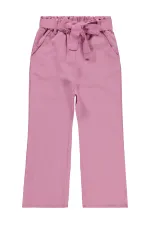 Kız Çocuk Pantolon 6-9 Yaş Gül Kurusu - Paket