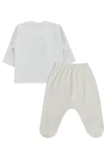 Ensemble de bodies bébé 0-24 mois marron clair - Lot