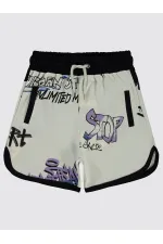 Boy Shorts 10-13 Years Old Light Gray - Package