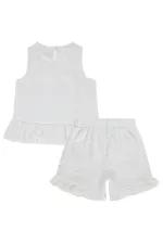 Kız Çocuk Takım 2-5 Yaş Ekru - Paket