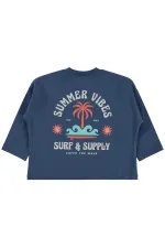 Bebek Sweatshirt 0-24 Ay İndigo - Paket