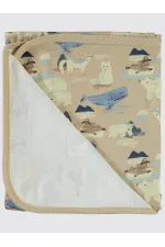 Bebek Battaniye ve Kundak 0-24 Ay Sütlükahve - Paket