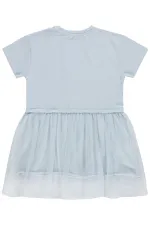 Kız Çocuk Jile ve Elbise 6-9 Yaş Açık Mavi - Paket