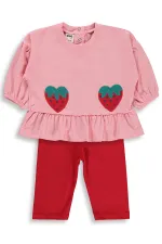 Bebek Takım 6-18 Ay Bebe Pembe - Paket