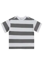 Lot de t-shirts gris pour garçons de 6 à 9 ans