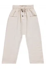 Boys' Trousers, Ages 2-5, Beige - Pack