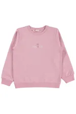 Sweat-shirt pour fille, 6-9 ans, rose foncé - Emballage