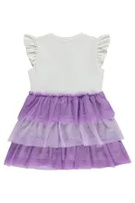 Girls' Jumpsuit and Dress Set, Ages 2-5, Purple - Package