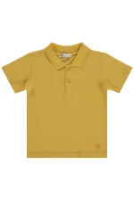 T-shirt garçon Km 2-5 ans, moutarde foncée - Lot