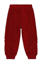 Bas de survêtement garçon bordeaux 2-5 ans - Lot