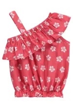 Kız Çocuk Takım 2-5 Yaş Nar - Paket