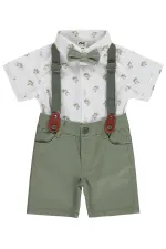 Ensemble bébé 0-24 mois kaki clair - Emballage