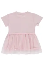 Kız Çocuk Jile ve Elbise 2-5 Yaş Pudra - Paket