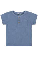 T-shirt garçon, 2-5 ans, indigo - Lot
