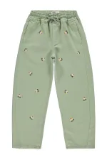 Kız Çocuk Pantolon 10-13 Yaş Çağla Yeşili - Paket