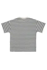 Lot de t-shirts gris pour garçons de 6 à 9 ans