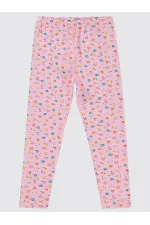 Kız Çocuk Tayt 6-9 Yaş Pembe - Paket