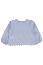 Girls' Shirt, Ages 2-5, Dark Blue - Pack