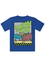 T-shirt garçon KM 2-5 ans bleu marine foncé - Lot