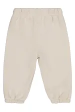 Bas de survêtement bébé 0-24 mois couleur pierre - Lot