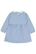 Girl's Vest and Dress 6-9 Years Blue - Package