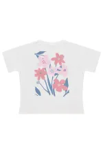Girls' T-shirt, Ages 10-13, Off-White - Package