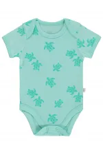 Body bébé à boutons-pression 0-24 mois Corail-Menthe - Lot