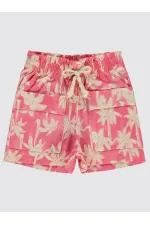 Kız Çocuk Şort 2-5 Yaş Gül - Paket