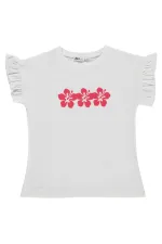 Kız Çocuk Tişört 6-9 Yaş Kırık Beyaz - Paket