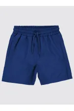 Erkek Çocuk Deniz Şort 10-13 Yaş Saks - Paket