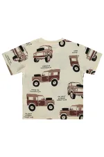 Boys' T-shirt, Ages 2-5, Off-White - Pack