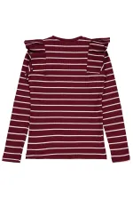 Girl's Sweatshirt 10-13 Years Old Dark Burgundy - Package
