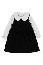 Ensemble combinaison et robe pour fille, 2-5 ans, noir - Emballage