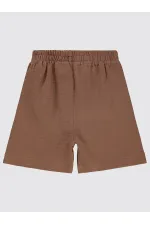Short garçon marron 2-5 ans - Emballage