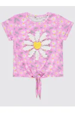 Girl T-Shirt 6-9 Years Old Fondant Pink - Package