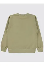 Boys Sweatshirt 6-9 Years Old Stone Color - Package
