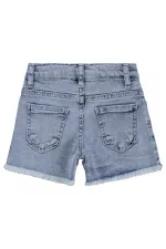 Kız Çocuk Şort 2-5 Yaş Mavi - Paket