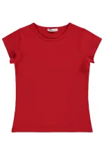 T-shirt rouge pour fille (10-13 ans) - Lot